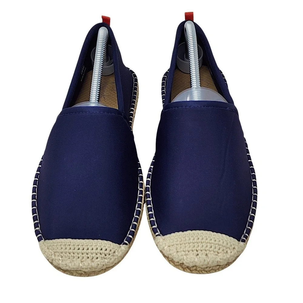 Sea Star Beachwear Espadrille 9 Men Mariner Navy Water Slip On Boat Shoe Beach
